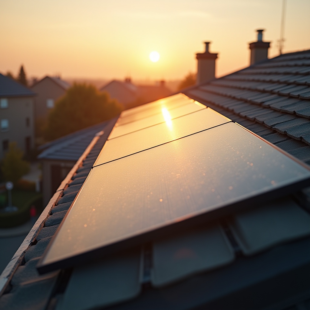 Professional cleaning solar panels